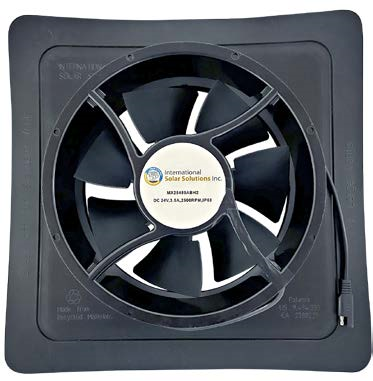 iSolar 80W110-FLEX Modular Solar Attic Fan – High-Efficiency Solar-Powered Ventilation
