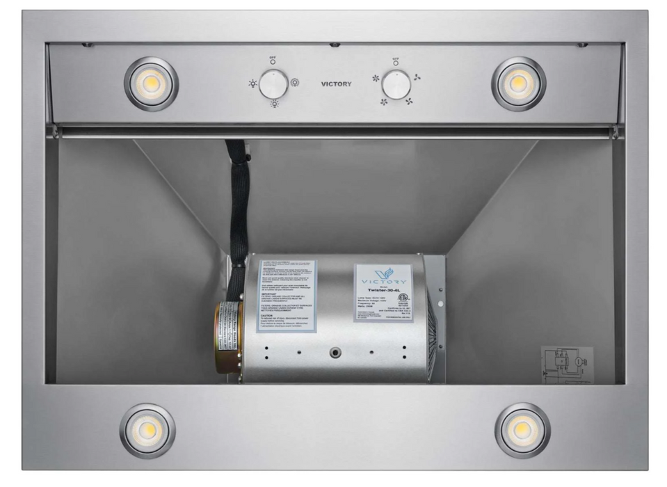 Victory Range Hoods Twister 30" Wall Mount Range Hood