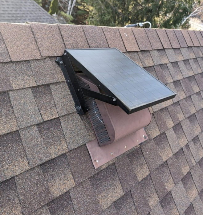 iSolar 20W106-FLEX Modular Solar Attic Fan – Retrofit - High-Efficiency Solar-Powered Ventilation