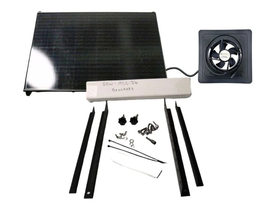 iSolar 50W108-FLEX Modular Solar Attic Fan - Retrofit – High-Efficiency Solar-Powered Ventilation