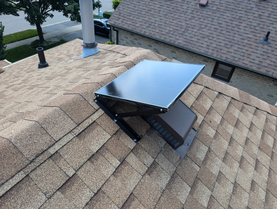 iSolar 50W108-FLEX Modular Solar Attic Fan - Retrofit – High-Efficiency Solar-Powered Ventilation