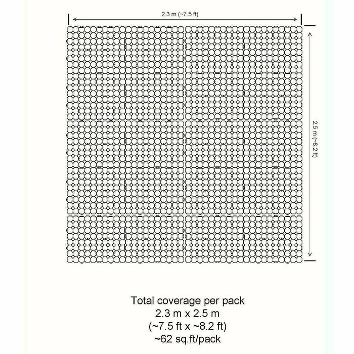 CORE Recreational Foundation Kit - 62 sq. ft