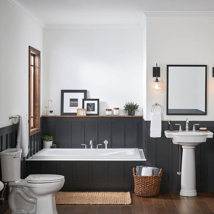 American Standard Delancey 8-Inch Widespread 2-Handle Bathroom Faucet 1.2 gpm/4.5 L/min With Lever Handles