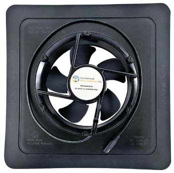 iSolar 50W108-FLEX Modular Solar Attic Fan - Retrofit – High-Efficiency Solar-Powered Ventilation