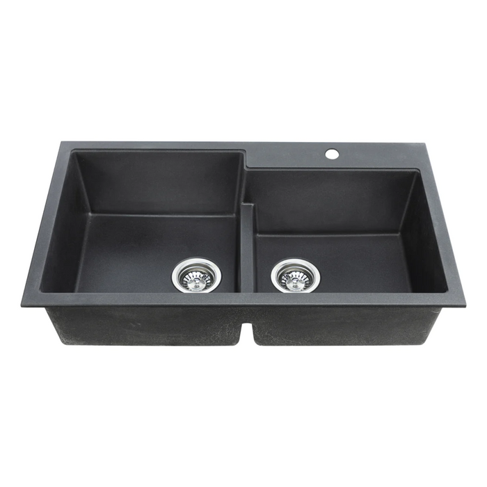 Agua Canada EMA 1 3/4 Bowls 34X20 Dual Mount Kitchen Sink