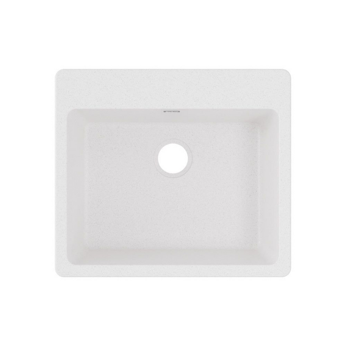 Agua Canada EVEREST 25X22 Single Bowl Granite Dual Mount Kitchen Sink