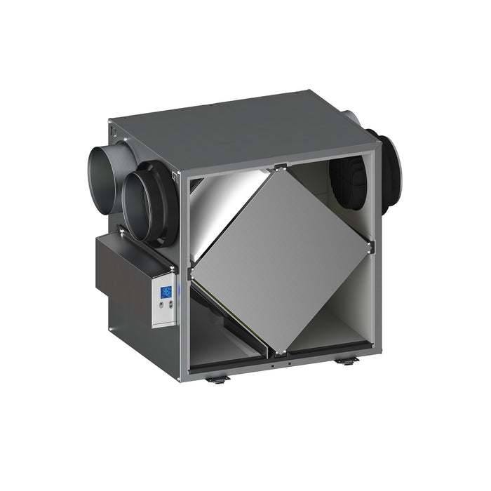 Broan AI Series V150H75NS 150 CFM 75% SRE Side Port HRV with Virtuo Technology