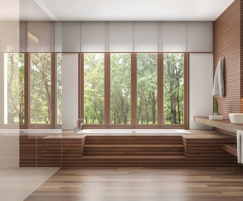 Agua Canada SANTO Modern Round Pcs Bath Tub Faucet