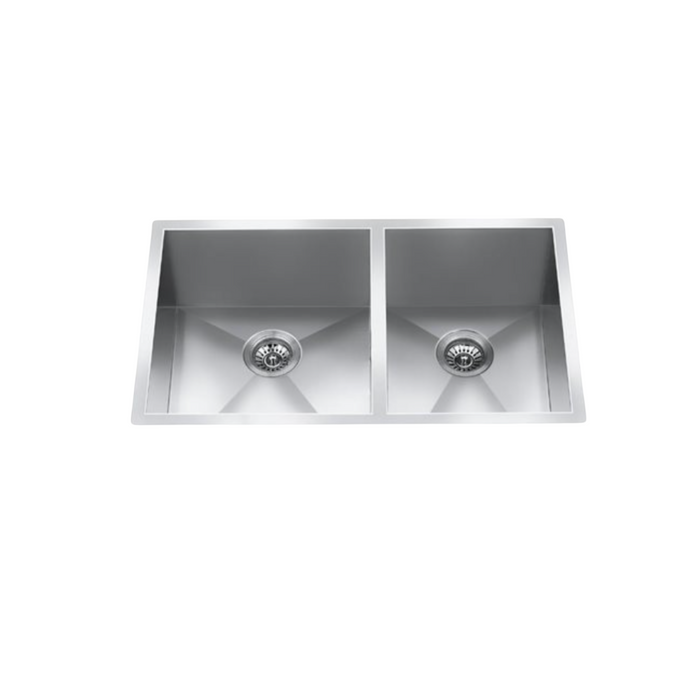 Craftx Undermount 23.5 x 21-in Brushed Satin Single Bowl Kitchen Sink - CXZD771