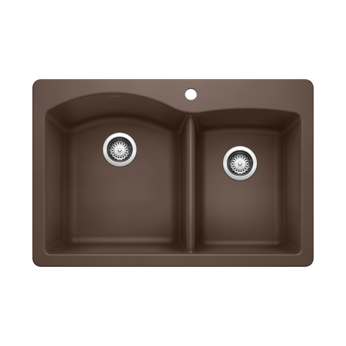 Blanco DIAMOND 1¾ Bowl SILGRANIT Drop-In Kitchen Sink