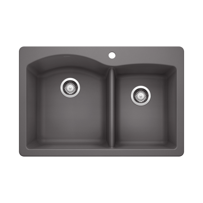 Blanco DIAMOND 1¾ Bowl SILGRANIT Drop-In Kitchen Sink