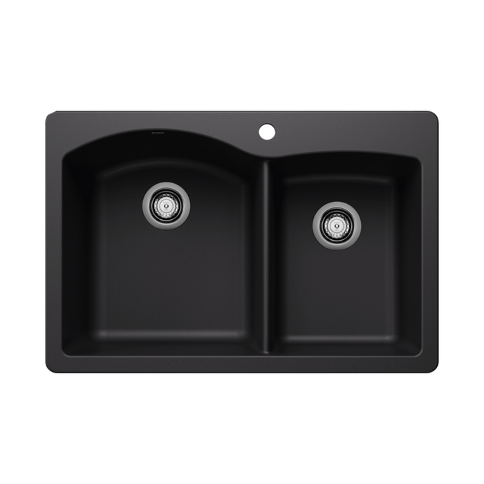 Blanco DIAMOND 1¾ Bowl SILGRANIT Drop-In Kitchen Sink