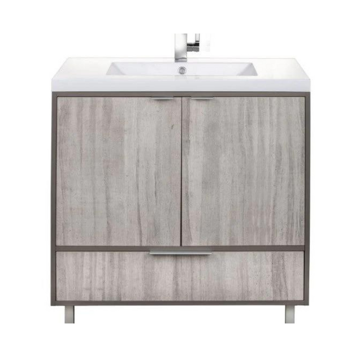 Cutler London 36” Gray Freestanding Vanity LCSHF36