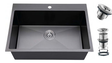 Agua Canada ENZO 1 Bowl 25X20 Dual Mount Kitchen Sink