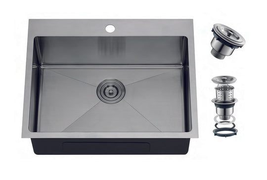 Agua Canada ENZO 1 Bowl 25X20 Dual Mount Kitchen Sink