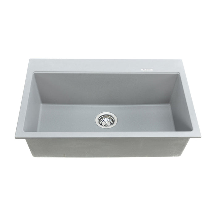 Agua Canada Single Bowl 30’’X20’’ Dual Mount Kitchen Sink