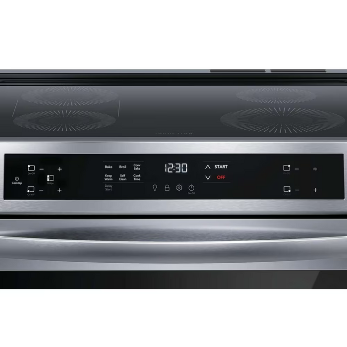 Frigidaire 30" Front Control Induction Range with Convection Bake FCFI308CAS