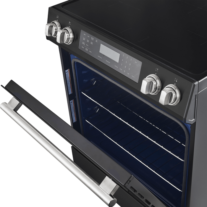 Forno DONATELLO Espresso 30" Induction Range in Black - FFSIN0905-30BLK
