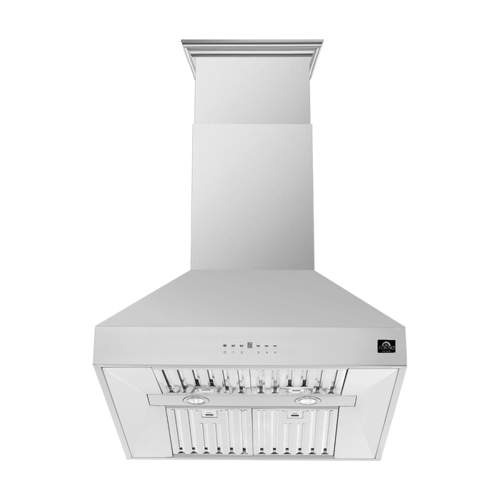 Forno COPPITO 36" Island Range Hood 1200 CFM - FRHIS5129-36