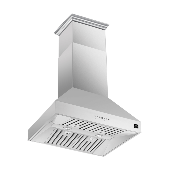 Forno COPPITO 36" Island Range Hood 1200 CFM - FRHIS5129-36