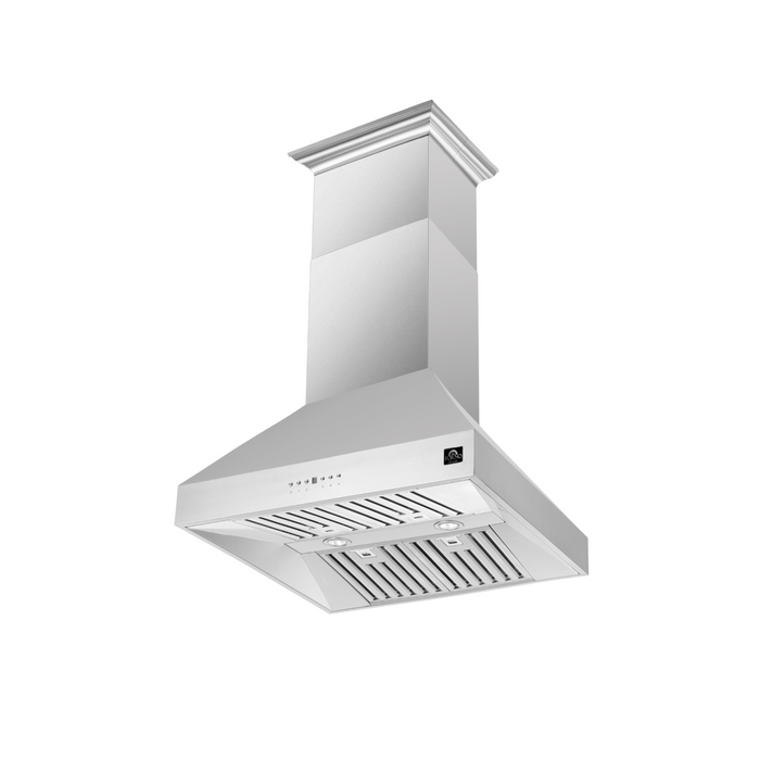 Forno COPPITO 36" Island Range Hood 1200 CFM - FRHIS5129-36