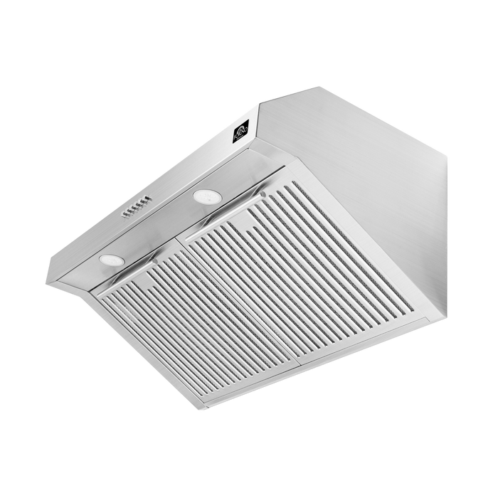 Forno BARI 30" Under Cabinet Mount Range Hood in Stainless Steel 400 CFM - FRHUC5255-30