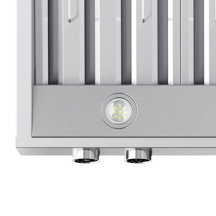Forno BIAGIO 36″ Wall Mounted Range Hood Stainless Steel, 600 CFM - FRHWM5009-36