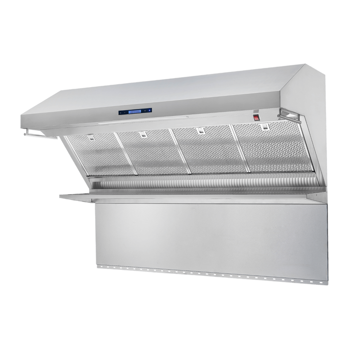 Forno SAVONA 60" Wall Mount Range Hood 1200 CFM with Backsplash - FRHWM5029-60HB