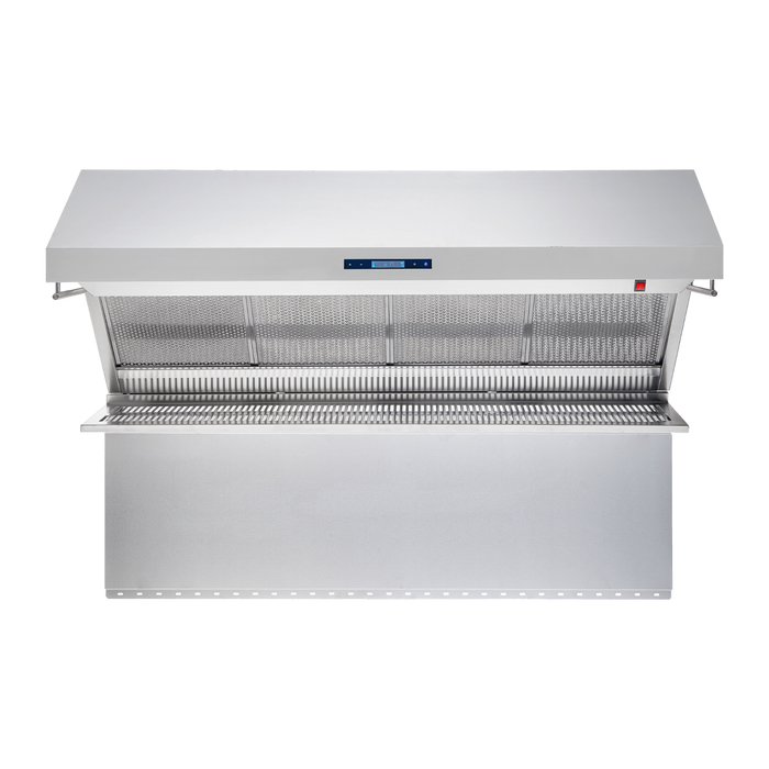 Forno SAVONA 60" Wall Mount Range Hood 1200 CFM with Backsplash - FRHWM5029-60HB