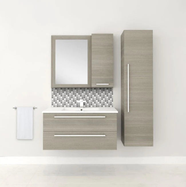 Cutler Silhouette 36” Aria Wall Mount Bathroom Vanity FV ARIA36