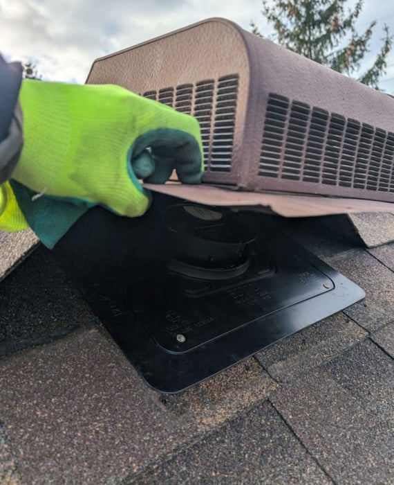 iSolar 20W106-FLEX Modular Solar Attic Fan – Retrofit - High-Efficiency Solar-Powered Ventilation