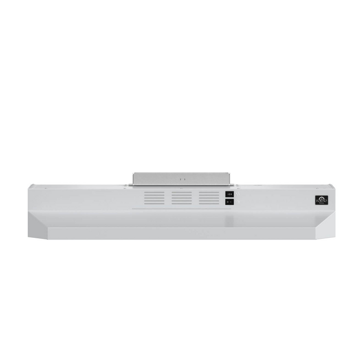 Forno CAPPA 30" Under Cabinet Mount Range Hood in White 200 CFM - FRHUC5200-30WHT
