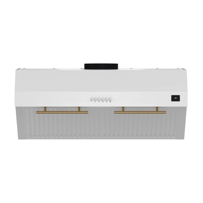 Forno BARI 30" Under Cabinet Mount Range Hood in White 400 CFM - FRHUC5255-30WHT