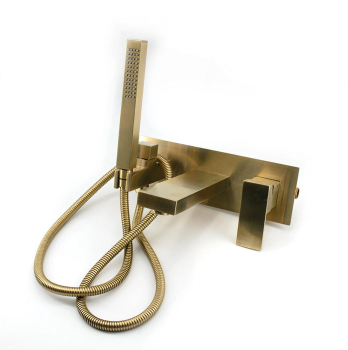 Agua Canada SALLY Wall Mounted Square Tub Faucet