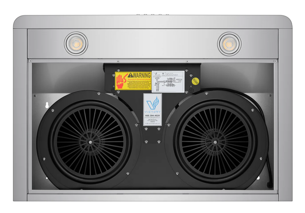 Victory Range Hoods Luna 30" 600 CFM Under Cabinet Range Hood