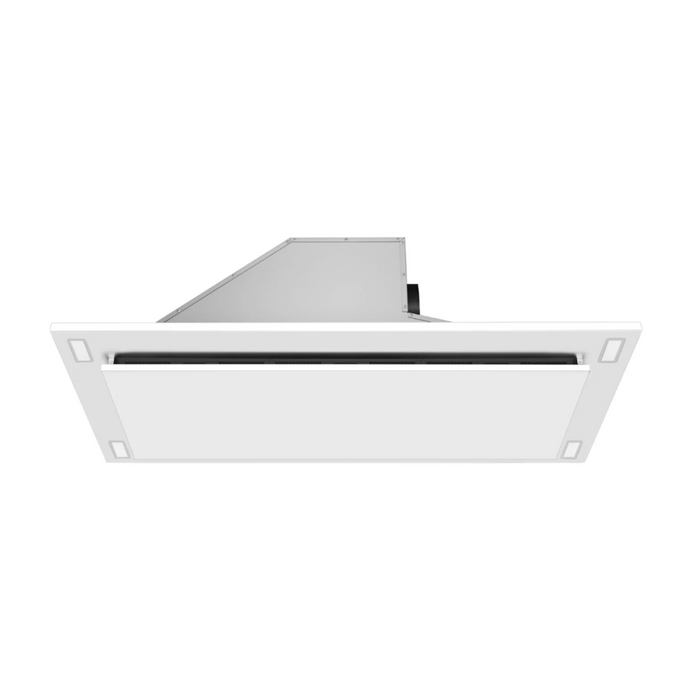 Victory Range Hoods Sunset 600 CFM White Flush Ceiling Mount Dimmable LED Range Hood