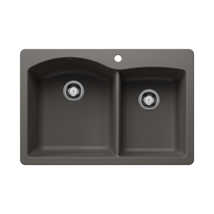 Blanco DIAMOND 1¾ Bowl SILGRANIT Drop-In Kitchen Sink