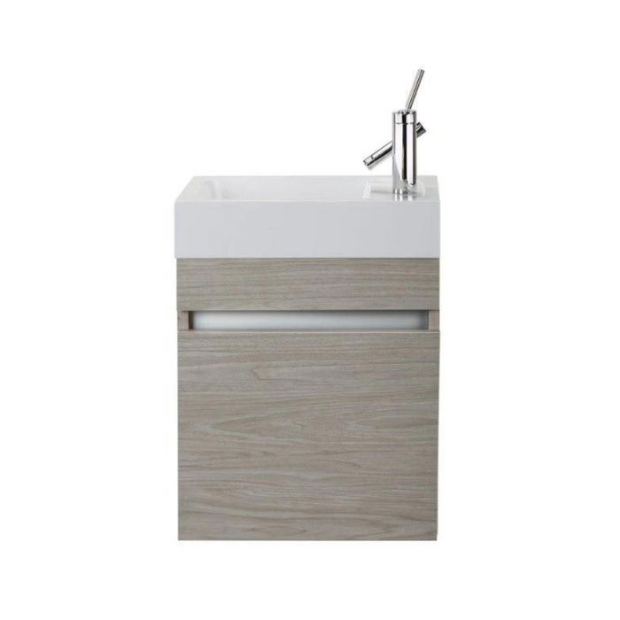 Cutler Piccolo 18” Space Saver Wall Mount Bathroom Vanity