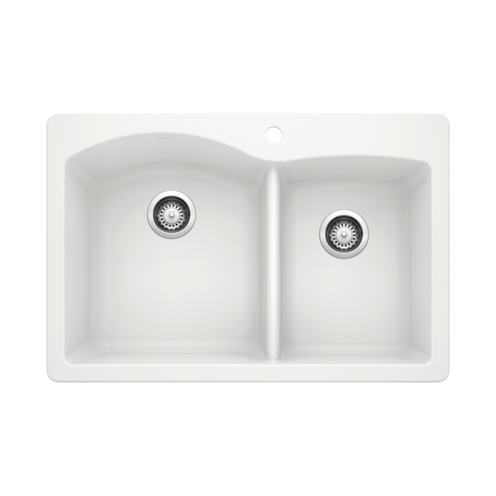 Blanco DIAMOND 1¾ Bowl SILGRANIT Drop-In Kitchen Sink