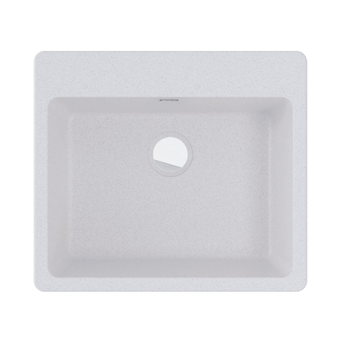 Agua Canada EVEREST 25X22 Single Bowl Granite Dual Mount Kitchen Sink