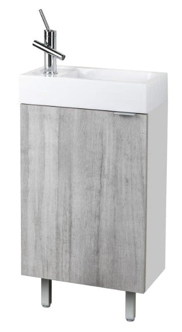 Cutler Studio 18” Space Saver Freestanding Bathroom Vanity