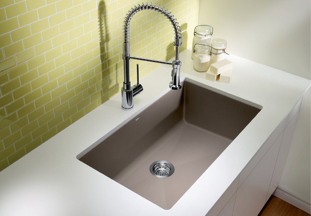 Blanco PRECIS U Super Single Bowl SILGRANIT Undermount Kitchen Sink
