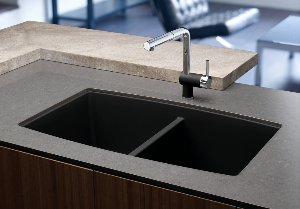 Blanco PERFORMA U 2 Double Bowl SILGRANIT Undermount Kitchen Sink
