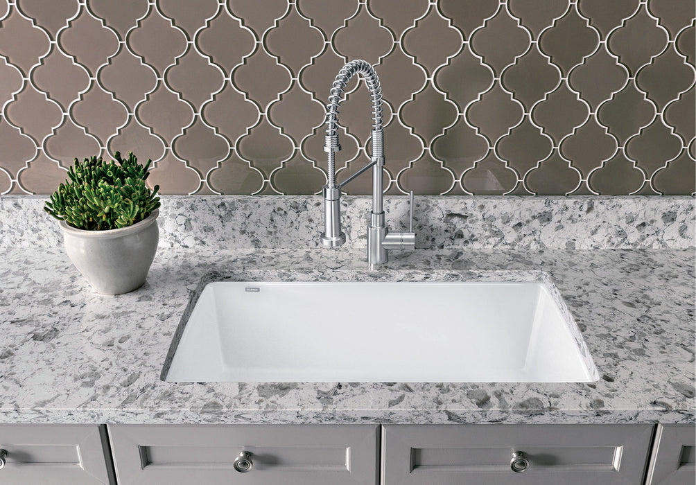 Blanco DIAMOND U Super Single Bowl SILGRANIT Undermount Kitchen Sink