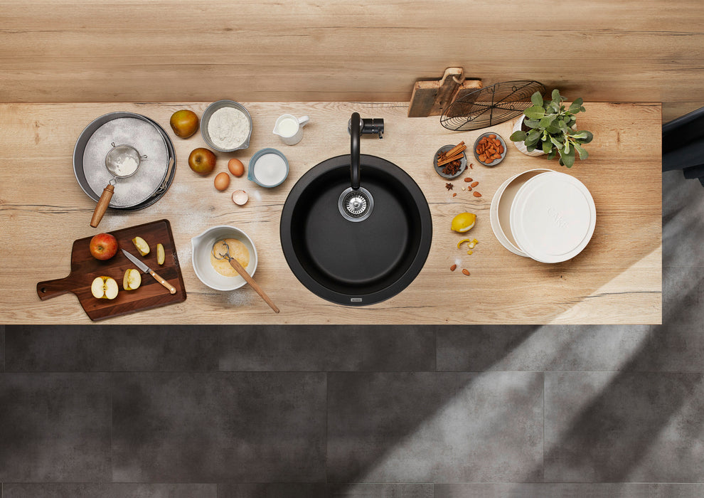 Blanco Rondo Single Bowl Dual Mount Round SILGRANIT Bar Sink