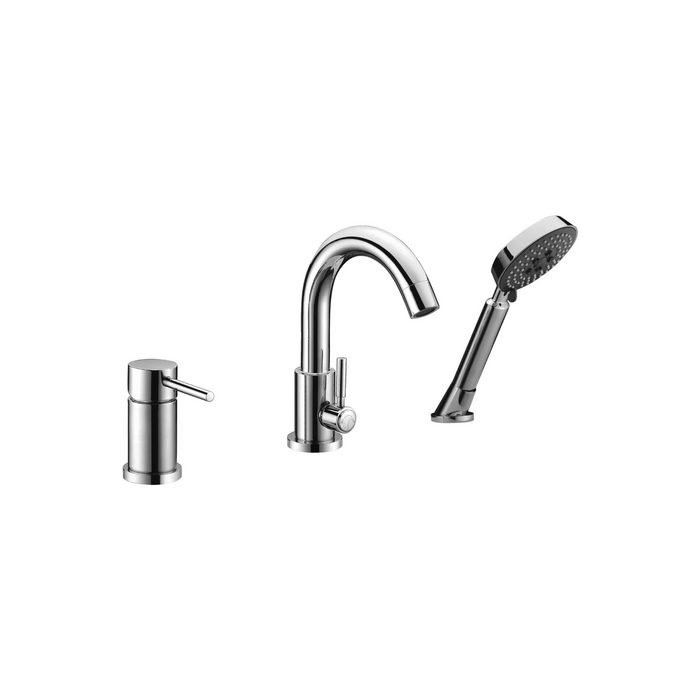 Agua Canada SANTO Modern Round Pcs Bath Tub Faucet