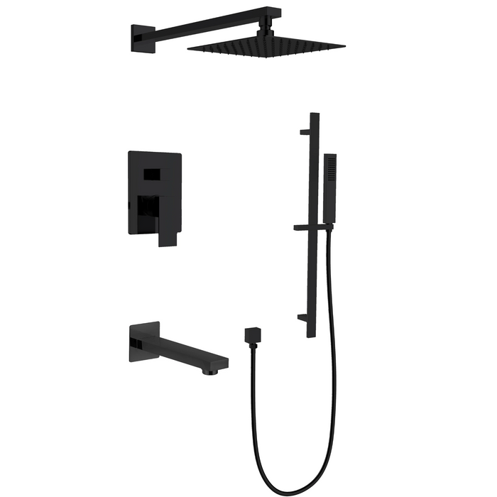 Agua Canada VASSO Square Shower & Bath Kit