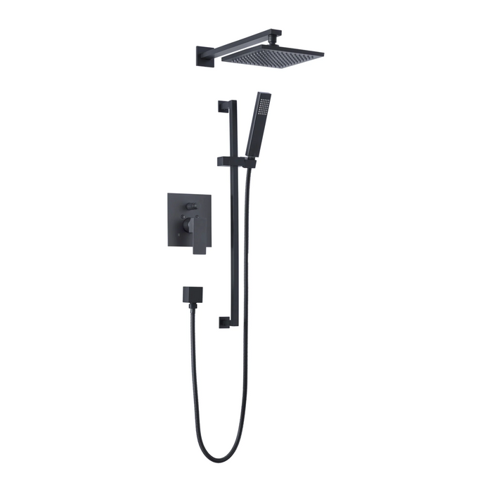 Agua Canada VITO Square Shower Kit Rain Shower And Hand Shower
