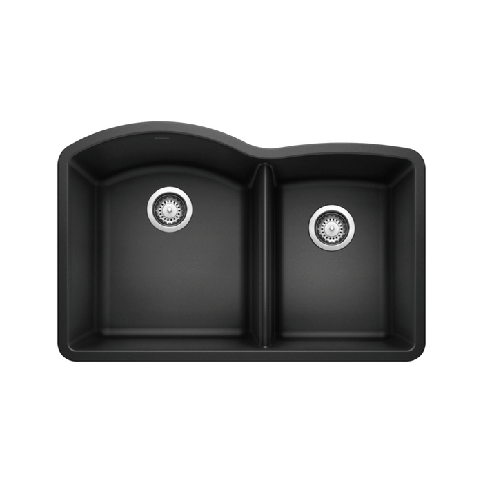 Blanco DIAMOND U 1¾ Bowl SILGRANIT Undermount Kitchen Sink