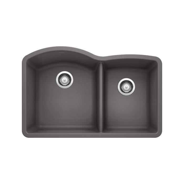 Blanco DIAMOND U 1¾ Bowl SILGRANIT Undermount Kitchen Sink